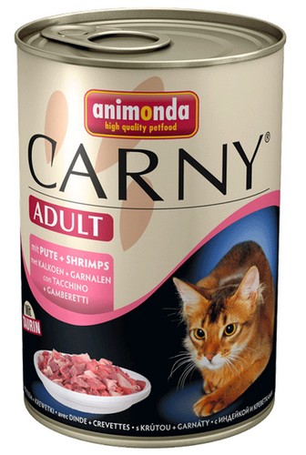 ANIMONDA CARNY Adult Indyk i Krewetki puszka 400g