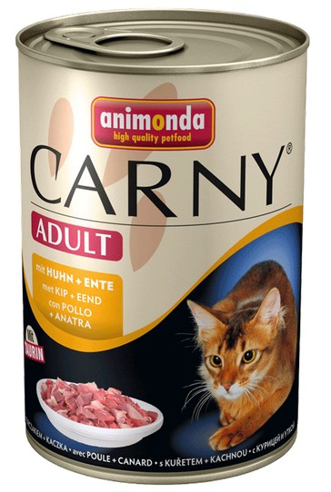 ANIMONDA CARNY Adult Kurczak i Kacze serca 400g