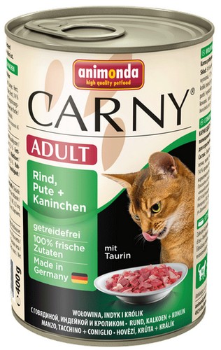 ANIMONDA CARNY Adult Indyk i Królik puszka 400g