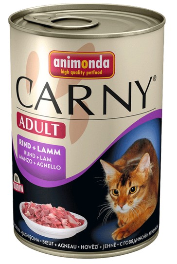 ANIMONDA CARNY Adult Wołowina i Jagnięcina puszka 400g