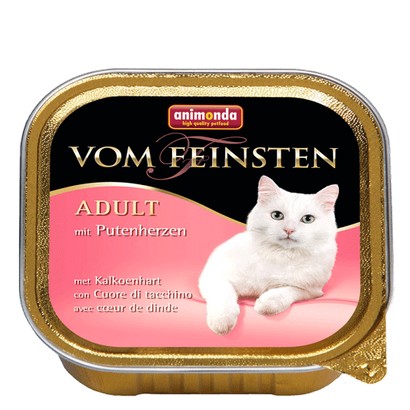ANIMONDA VOM FEINSTEN Adult z Sercami Indyka tacka 100g