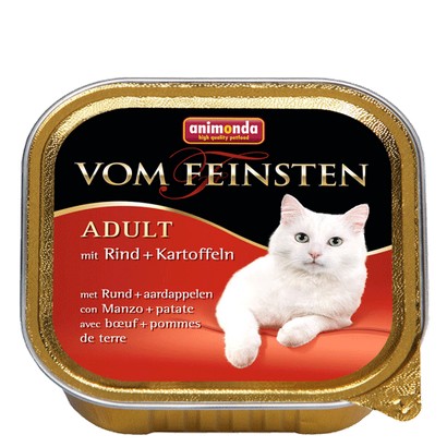 ANIMONDA VOM FEINSTEN Adult z Wołowiną i Ziemniakami tacka 100g