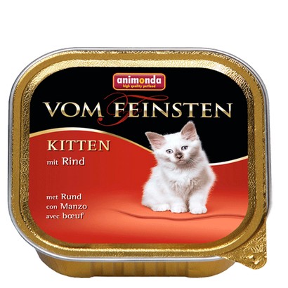 ANIMONDA VOM FEINSTEN Kitten z Wołowiną tacka 100g