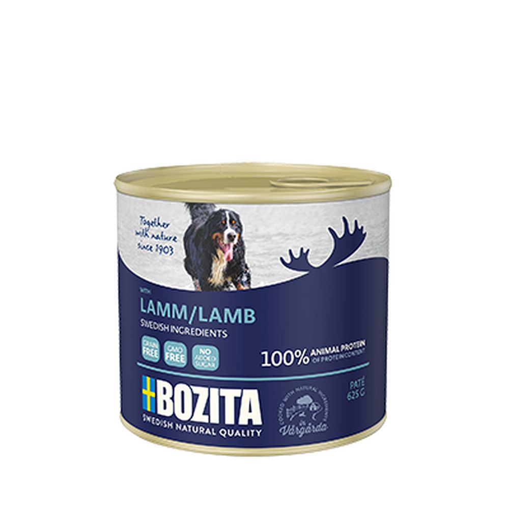 BOZITA DOG Pasztet z jagnięciną puszka 625g
