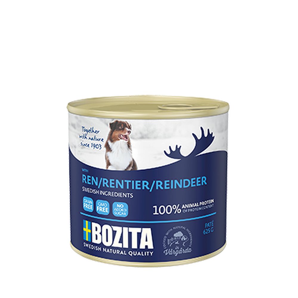 BOZITA DOG Pasztet z reniferem puszka 625g