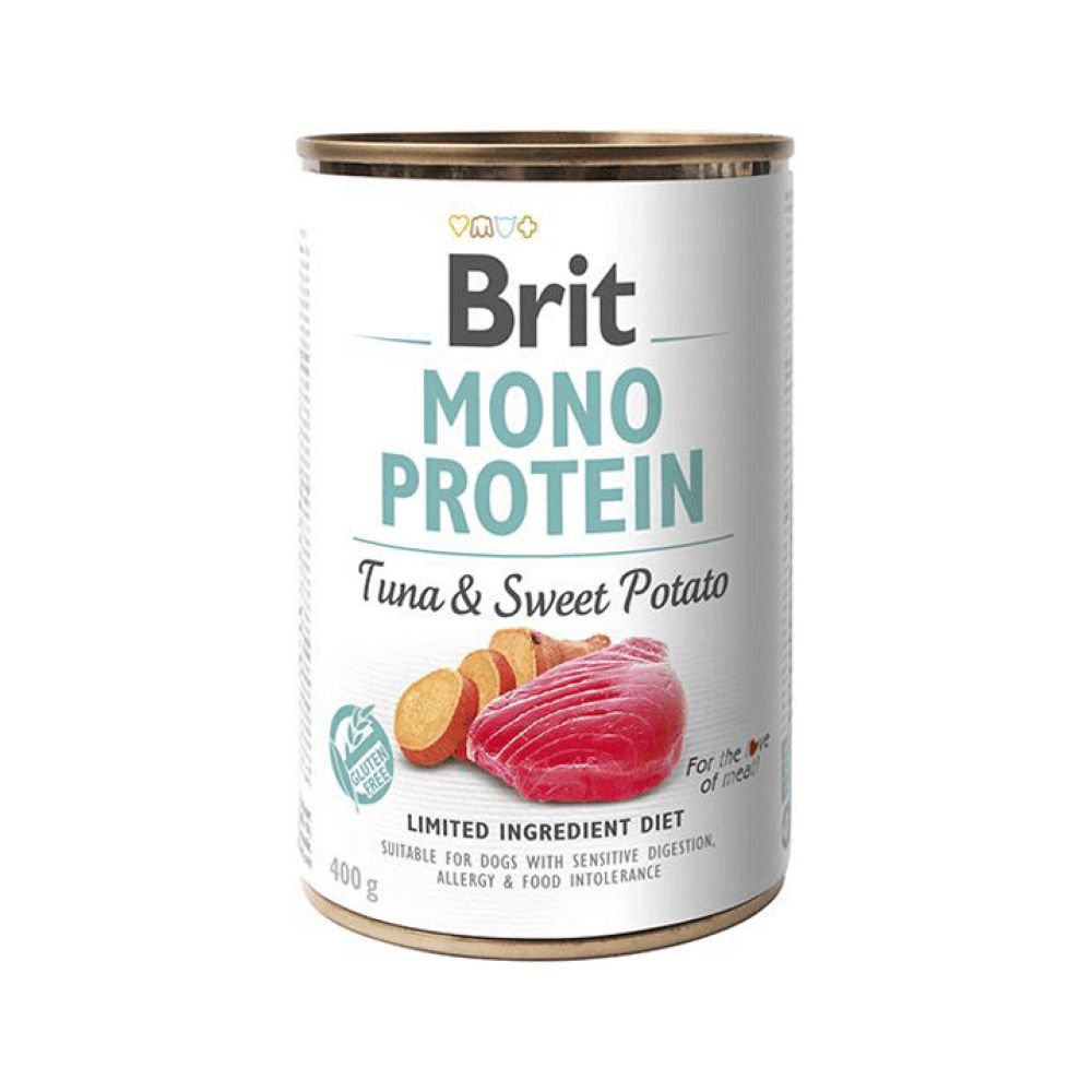 BRIT MONO PROTEIN Tuna & Sweet Potato puszka 400g