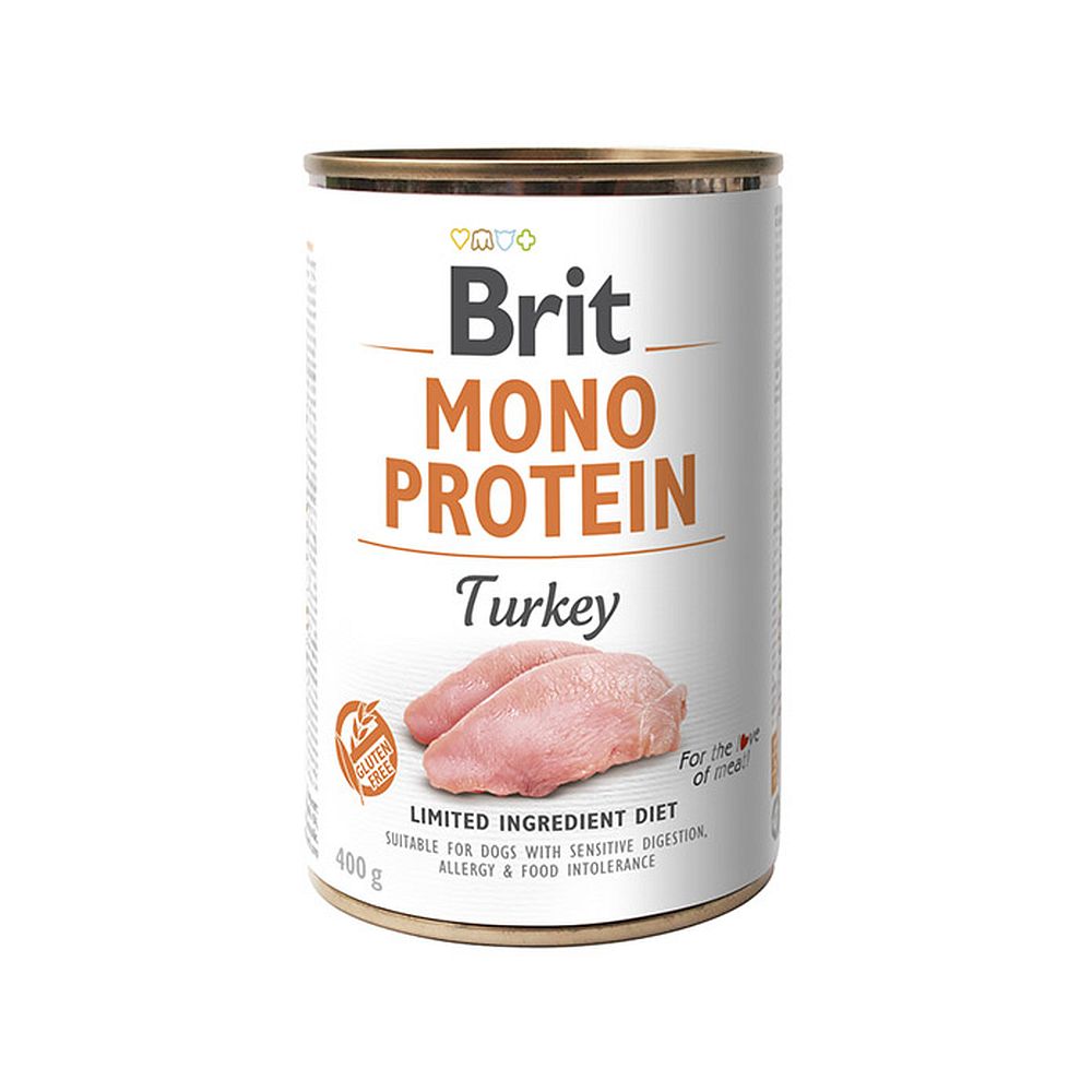 BRIT MONO PROTEIN Turkey puszka 400g 