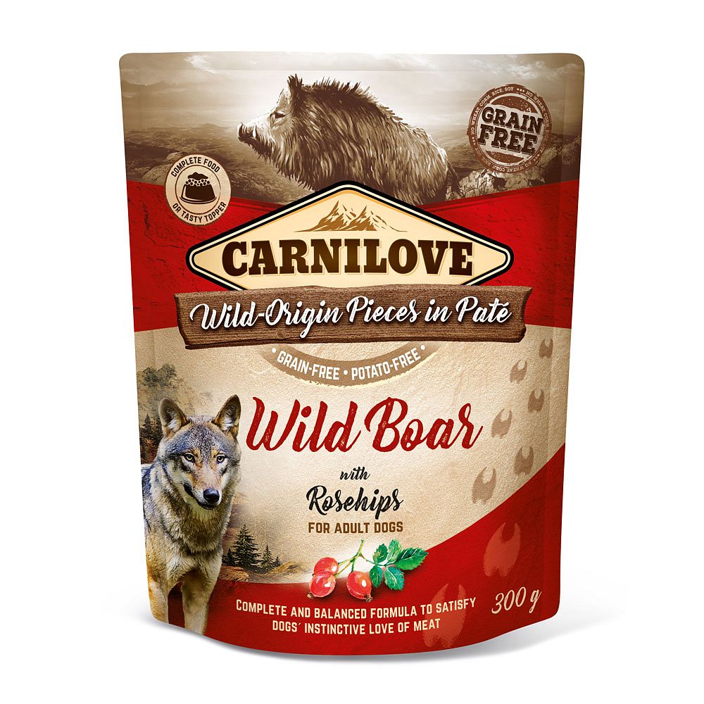 CARNILOVE Boar & Rosehips 300g saszetka