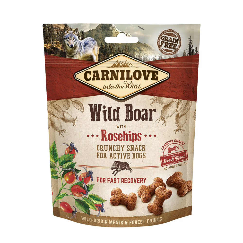CARNILOVE DOG SNACK Fresh Crunchy Wild Boar Rosehips 200g