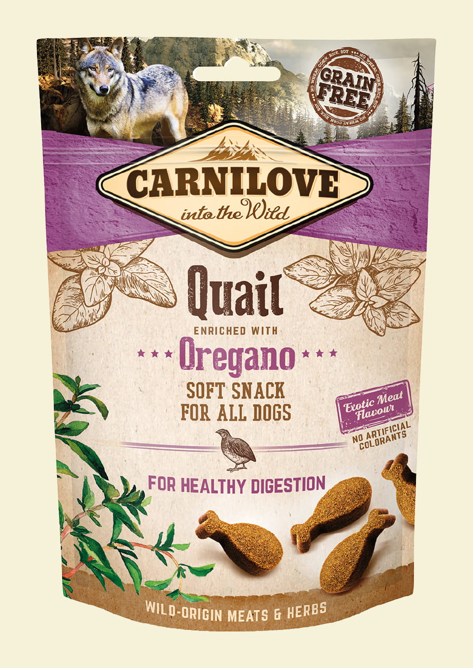 CARNILOVE DOG SNACK Snack Quail & Oregano 200g 