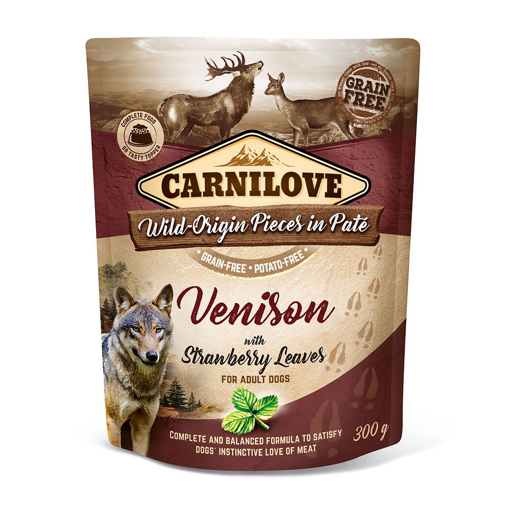 CARNILOVE Venison & Strawberry 300g saszetka