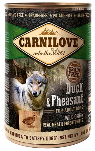 CARNILOVE WILD MEAT Duck & Pheasant Adult 400g puszka