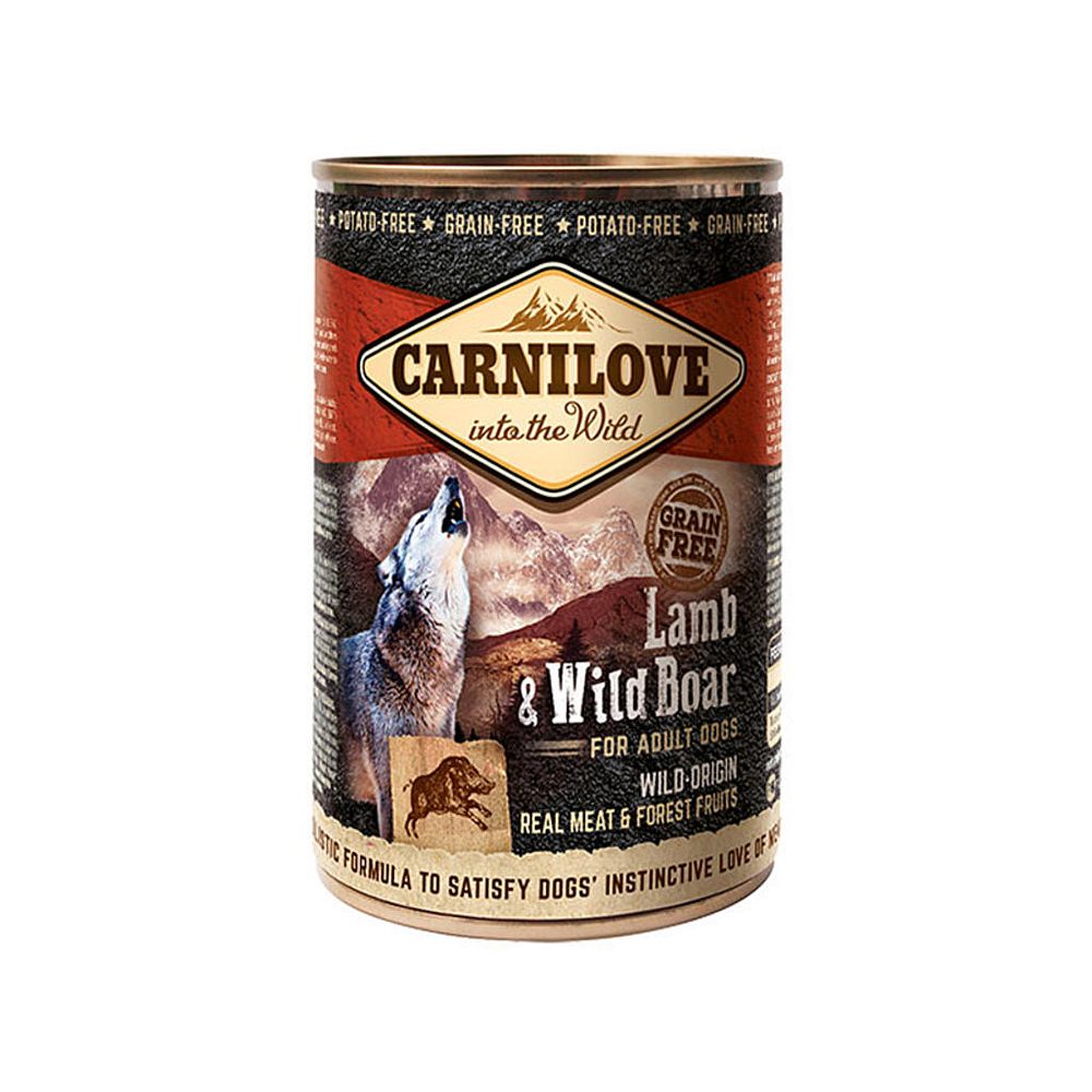 CARNILOVE WILD MEAT Lamb & Wild Boar 400g puszka 