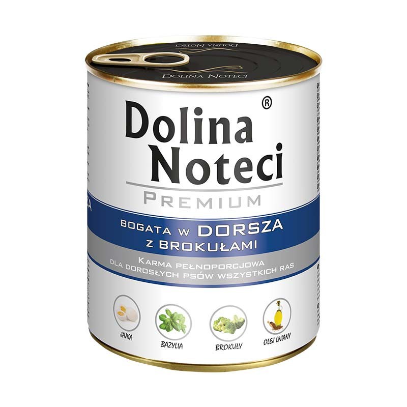 DOLINA NOTECI PREMIUM bogata w dorsza i brokuły 800g puszka