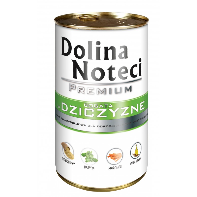 DOLINA NOTECI PREMIUM bogata w dziczyznę 400g puszka
