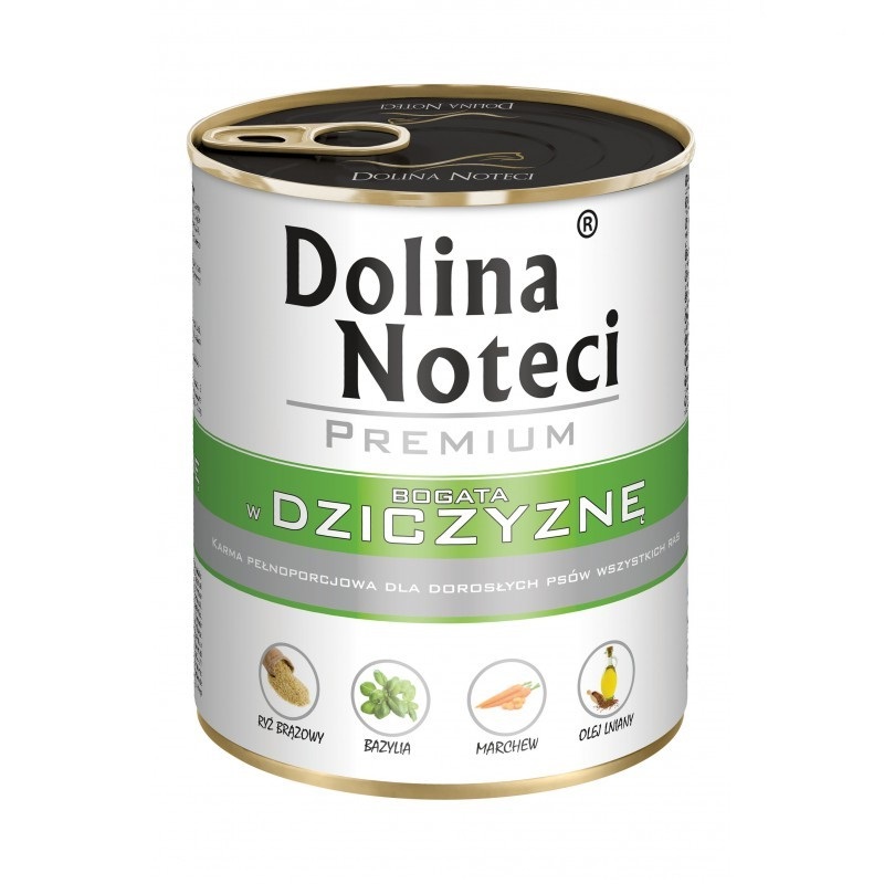 DOLINA NOTECI PREMIUM bogata w dziczyznę 800g puszka