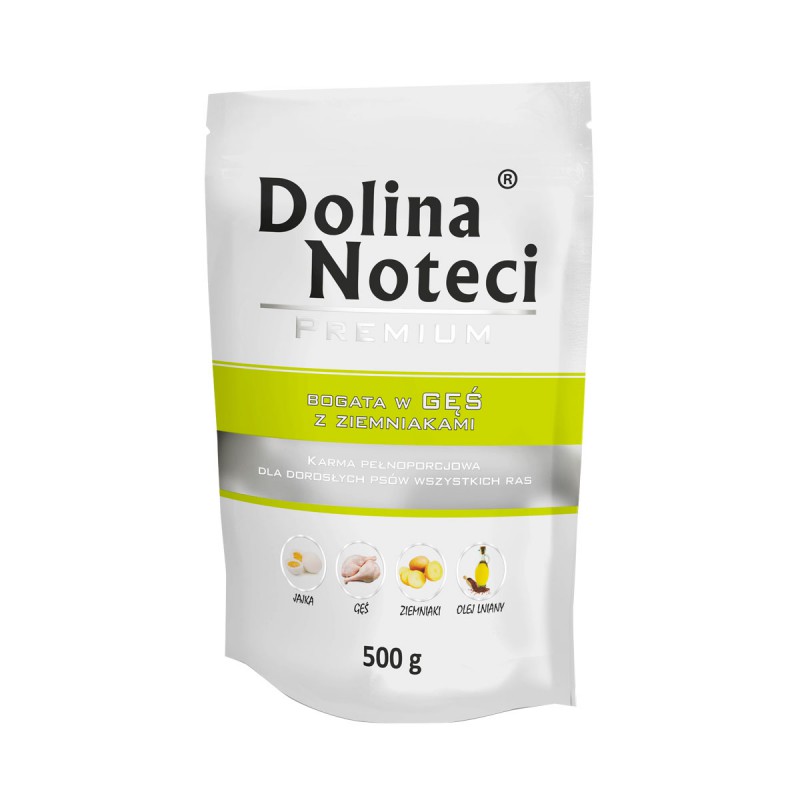 DOLINA NOTECI PREMIUM bogata w gęś i ziemniaki saszetka 500g