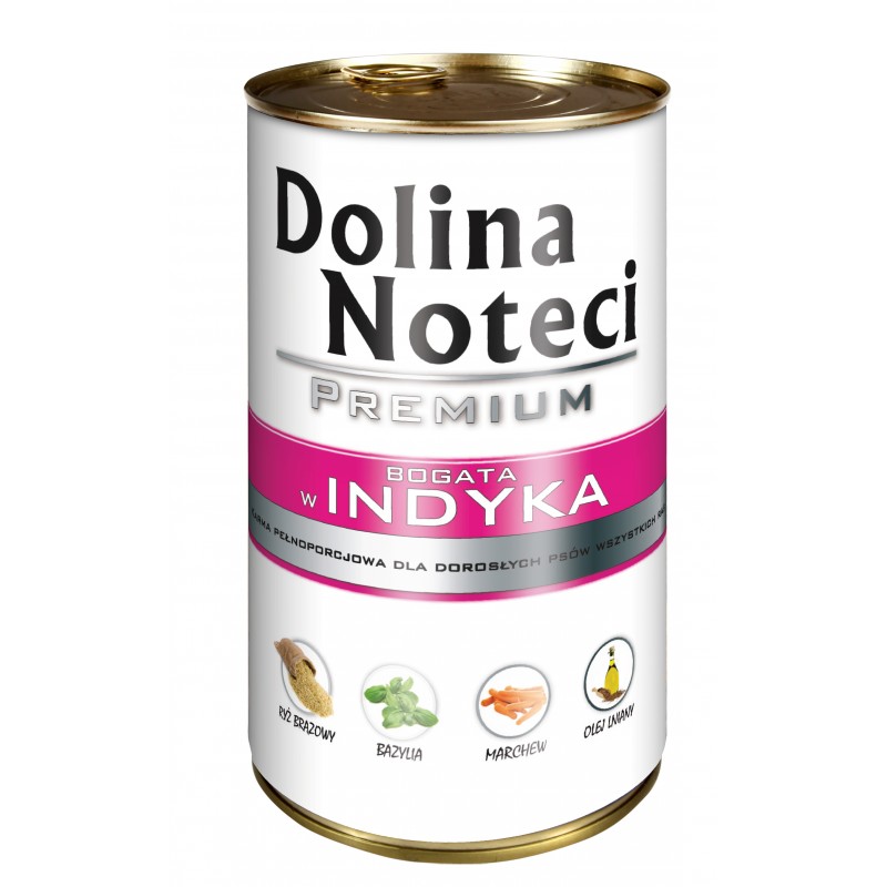 DOLINA NOTECI PREMIUM bogata w indyka 400g puszka