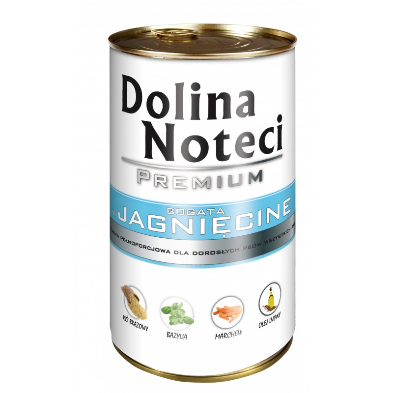 DOLINA NOTECI PREMIUM bogata w jagnięcinę 400g puszka