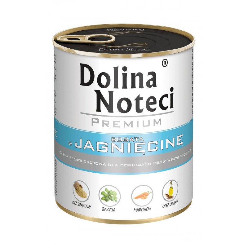 DOLINA NOTECI PREMIUM bogata w jagnięcinę 800g puszka