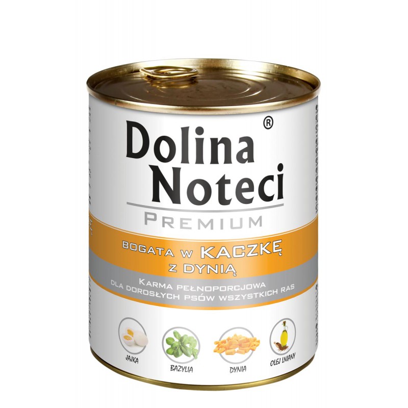 DOLINA NOTECI PREMIUM bogata w kaczkę z dynia 800g puszka