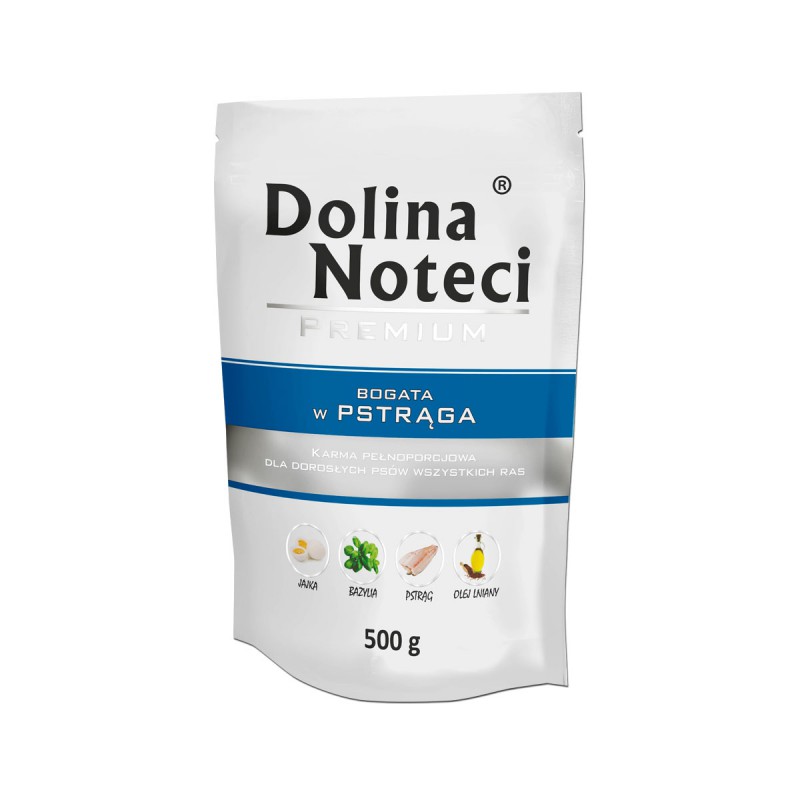 DOLINA NOTECI PREMIUM bogata w pstrąga saszetka 500g