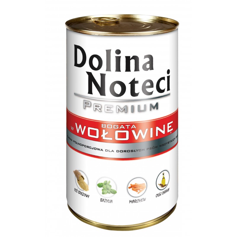 DOLINA NOTECI PREMIUM bogata w wołowinę 400g puszka