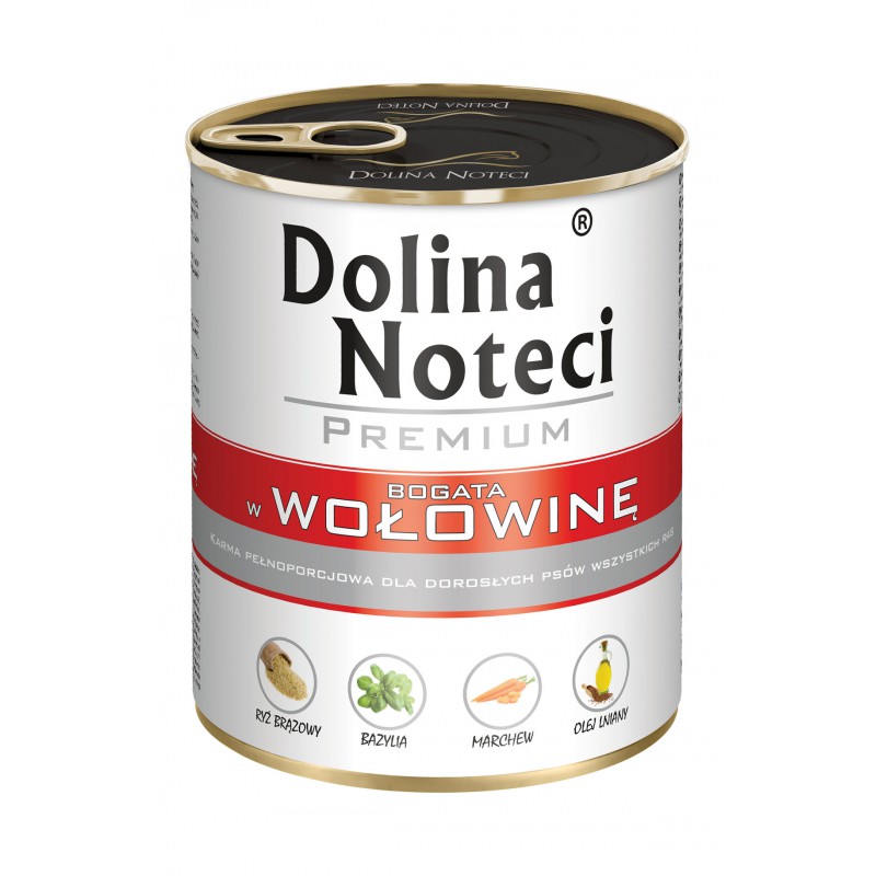 DOLINA NOTECI PREMIUM bogata w wołowinę 800g puszka