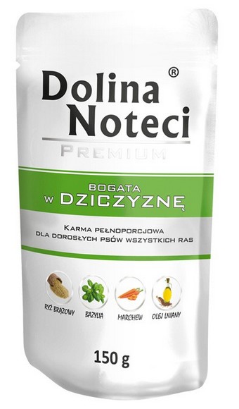 DOLINA NOTECI PREMIUM bogata w dziczyznę saszetka 150g