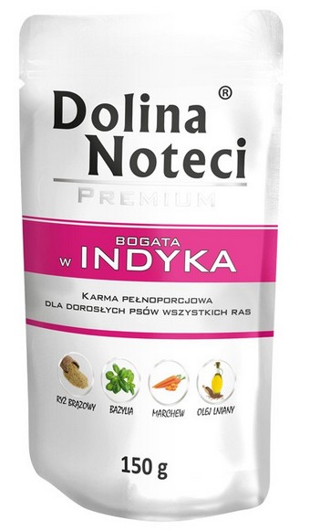 DOLINA NOTECI PREMIUM bogata w indyka saszetka 150g