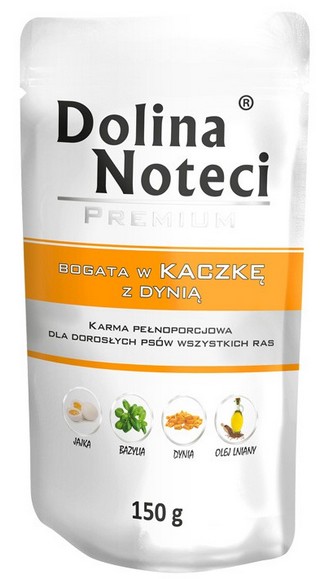 DOLINA NOTECI PREMIUM bogata w kaczkę z dynią saszetka 150g