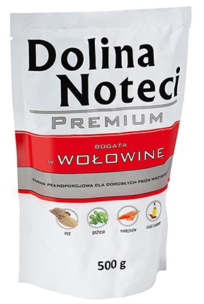 DOLINA NOTECI PREMIUM bogata w wołowinę saszetka 500g