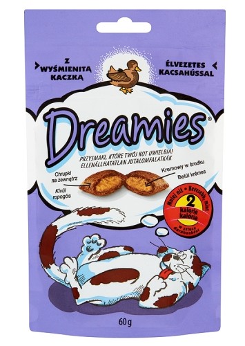 WHISKAS DREAMIES przysmak o smaku kaczki 60g