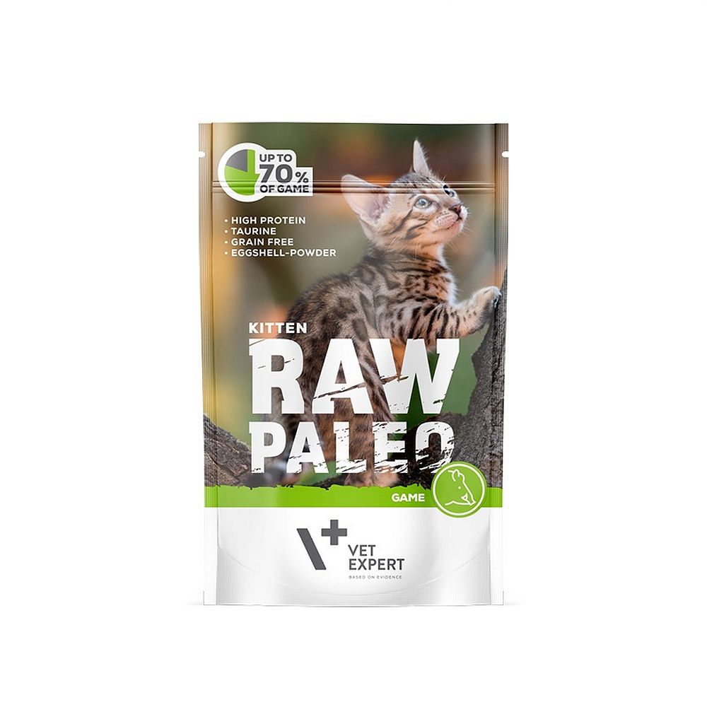 RAW PALEO karma mokra dla kociąt indyk 100g