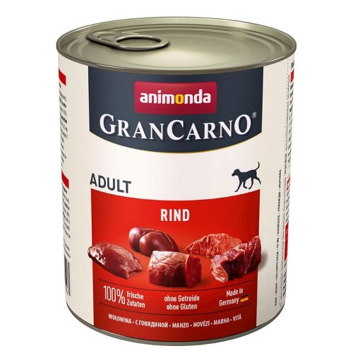 animonda grancarno czysta wołowina 800g puszka  zestaw 30szt. karma mokra dla dorosłych psów