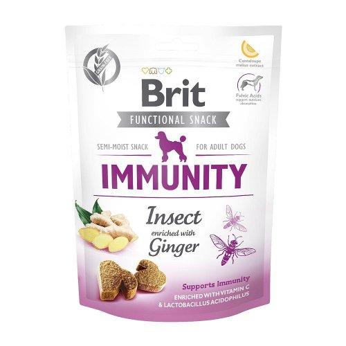 brit care functional snack immunity insect 150g wsparcie układu immunologicznego