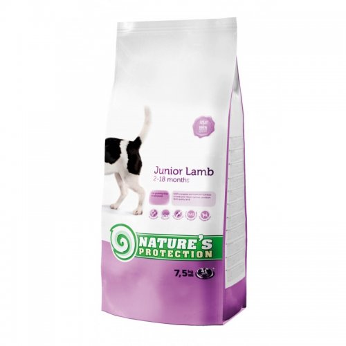 natures protection junior lamb 0,5kg dla młodych psów z jagnięciną