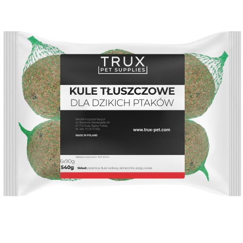 trux kule tłuszczowe dla dzikich ptaków 6szt 