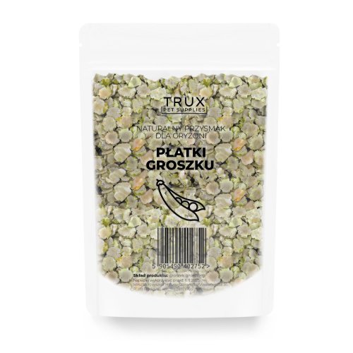 trux naturalny przysmak dla gryzoni - płatki groszku 100g 