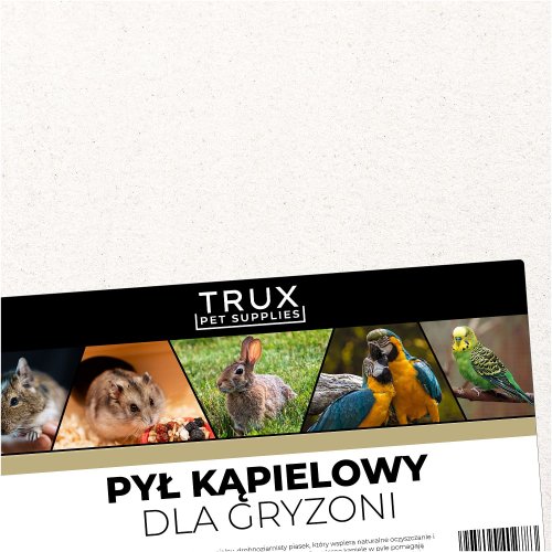 trux pył kąpielowy dla gryzoni (szynszyli, chomików) 5kg 