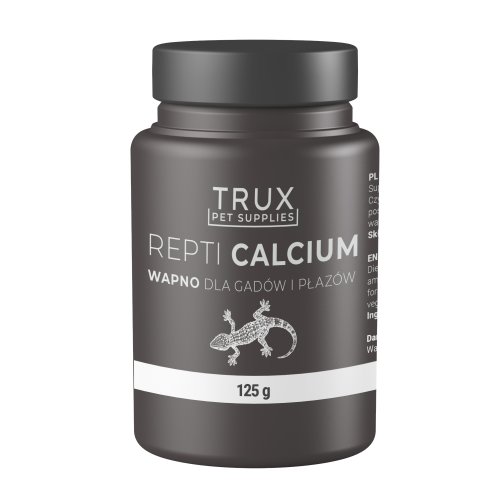 trux repti calcium 125g wapno dla gadów i płazów w proszku 